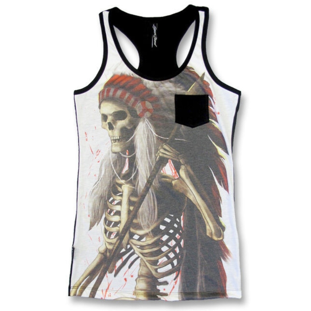 Liquorbrand Warrior Chief Tank Top with Pocket